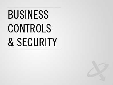 Business controls  & security